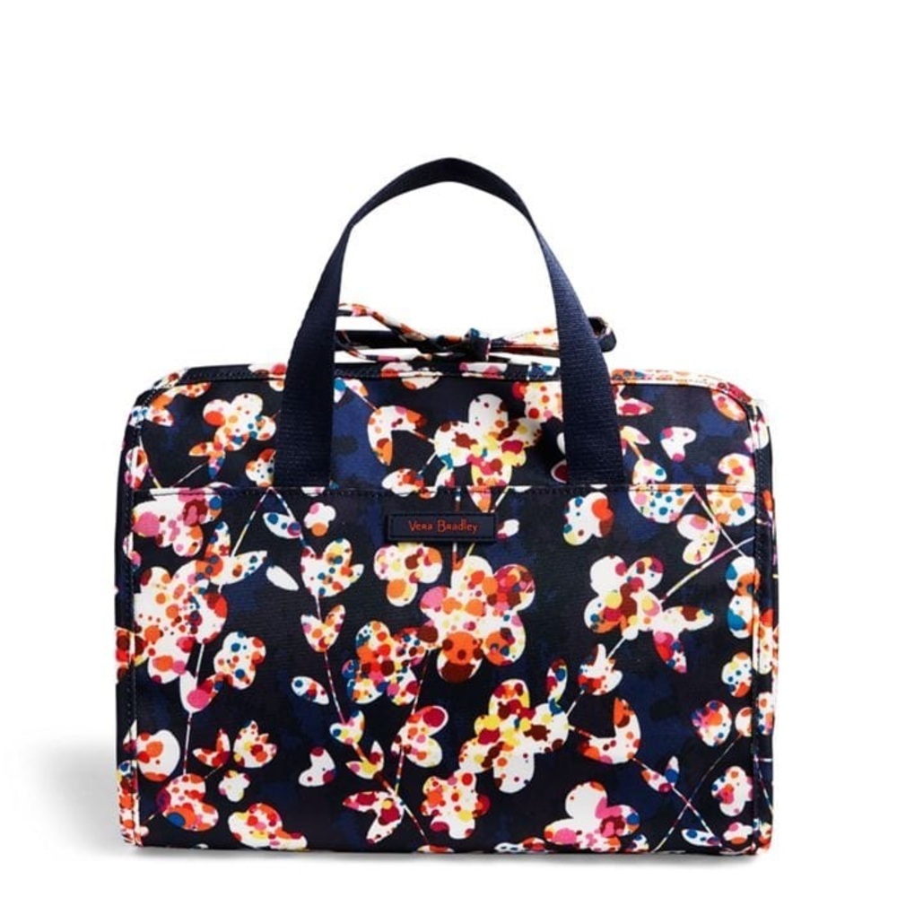 Vera Bradley Lighten Up Hanging Travel Organizer in Cut Vines/Navy